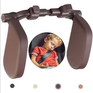 NWT: Car Seat Headrest Pillow, 360°Adjustable